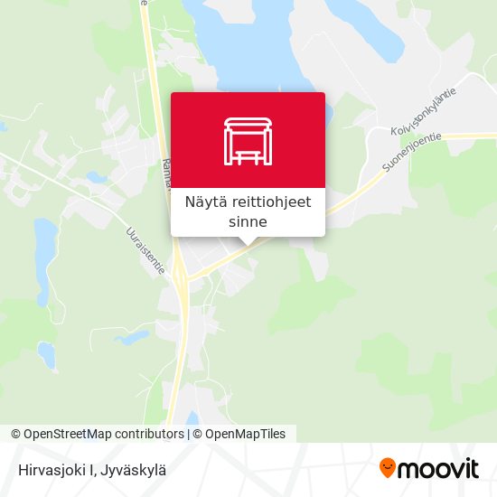 Hirvasjoki I kartta
