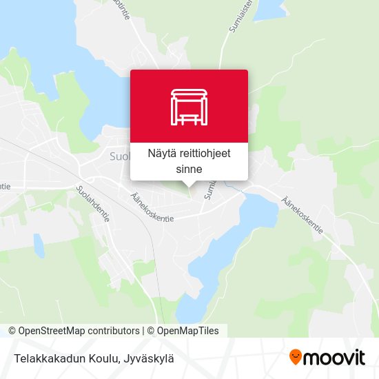 Telakkakadun Koulu kartta