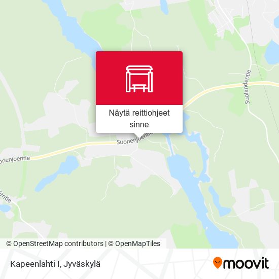 Kapeenlahti I kartta