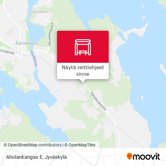 Aholankangas E kartta