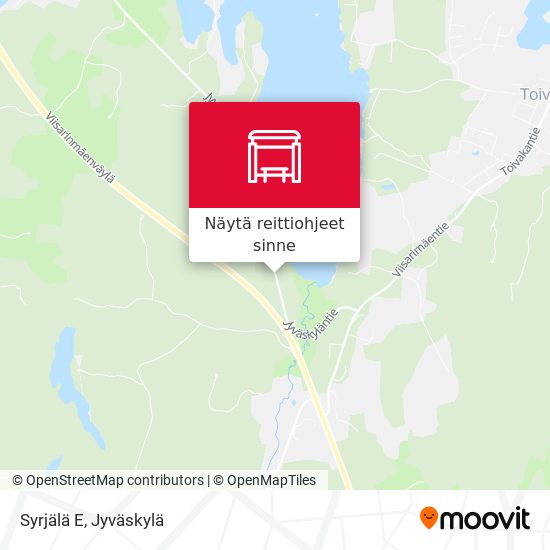 Syrjälä E kartta