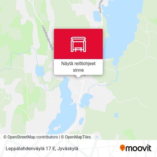 Leppälahdenväylä 17 E kartta