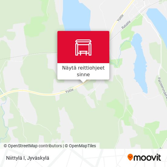 Niittylä I kartta