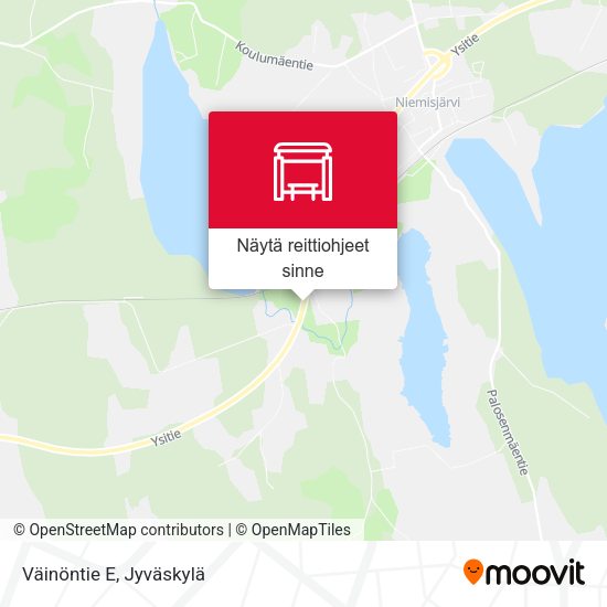 Väinöntie E kartta