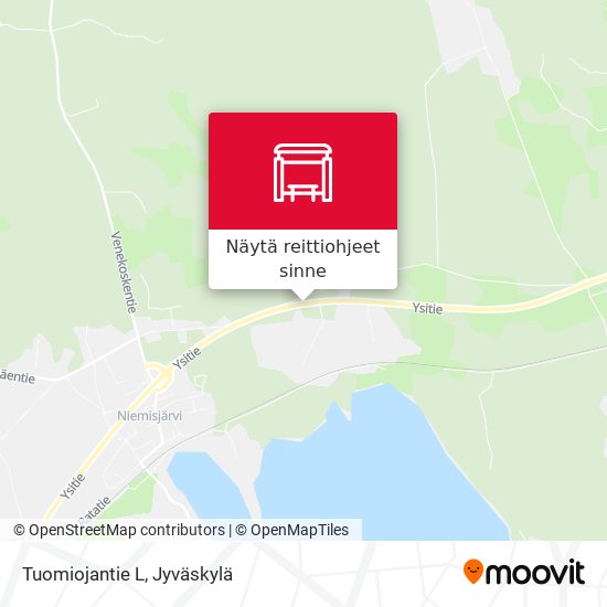 Tuomiojantie L kartta