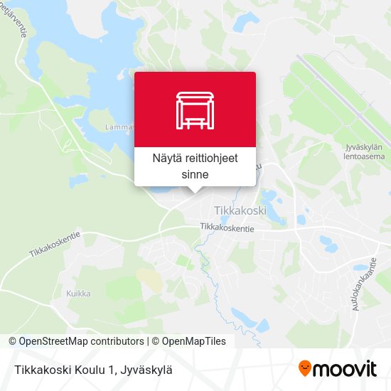 Tikkakoski Koulu 1 kartta