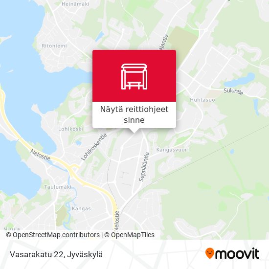Vasarakatu 22 kartta