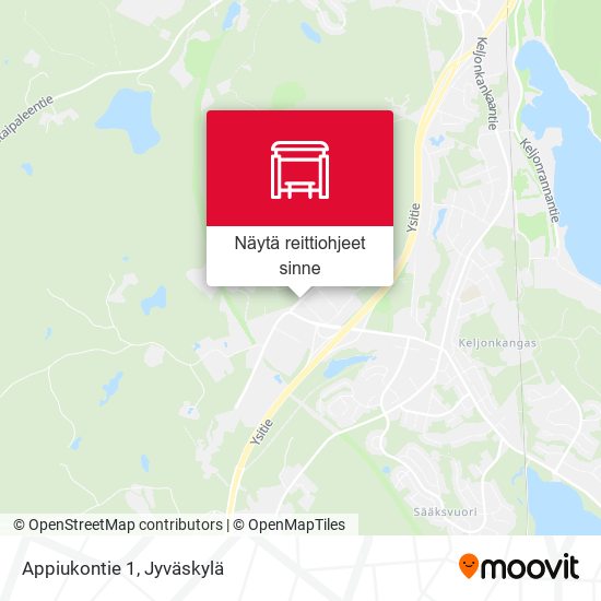 Appiukontie 1 kartta