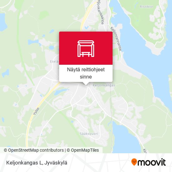 Keljonkangas L kartta