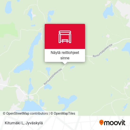 Kitumäki L kartta