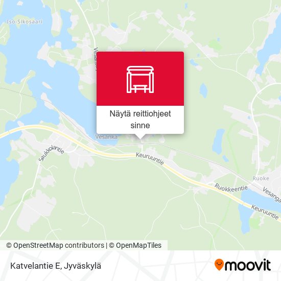 Katvelantie E kartta