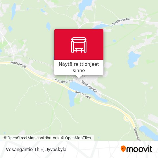 Vesangantie Th E kartta