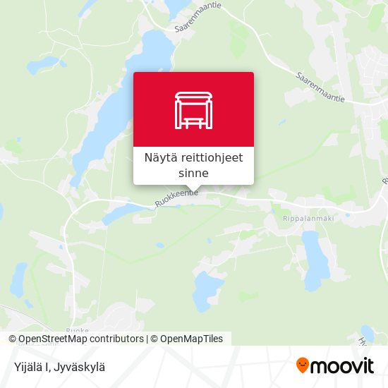 Yijälä I kartta
