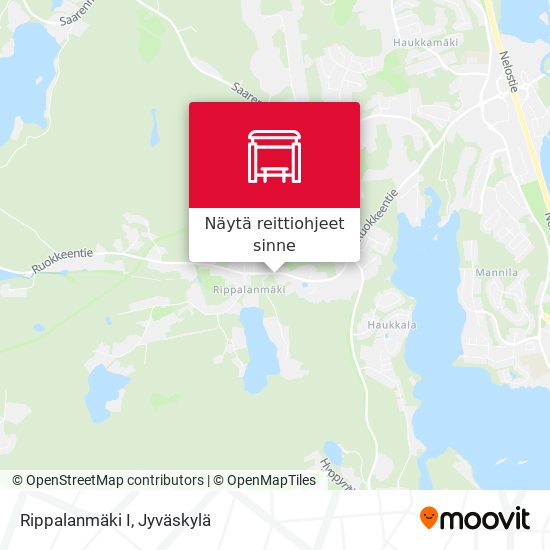 Rippalanmäki I kartta