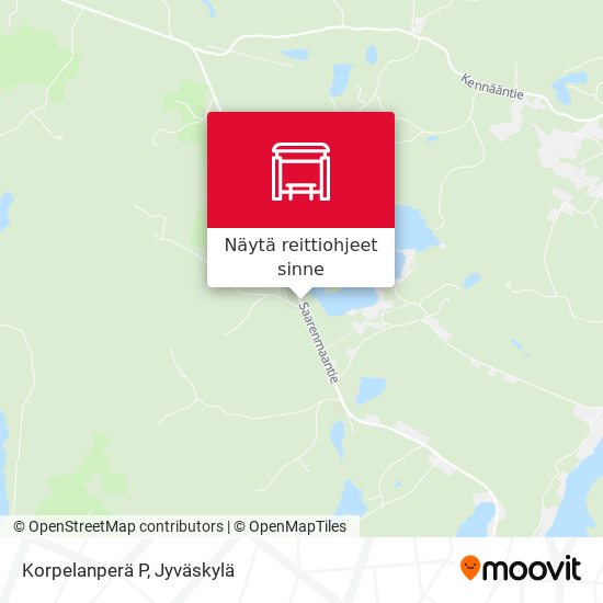 Korpelanperä P kartta