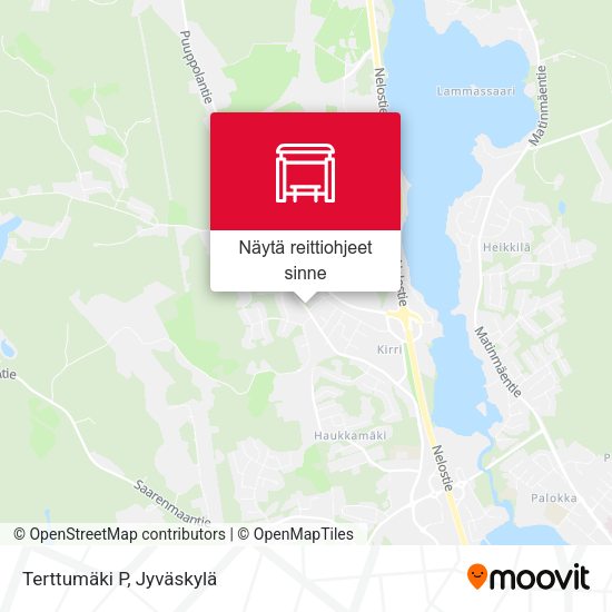 Terttumäki P kartta