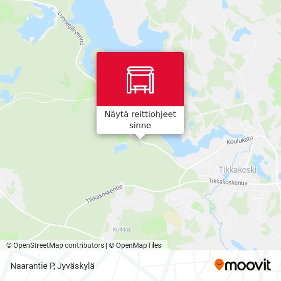 Naarantie P kartta