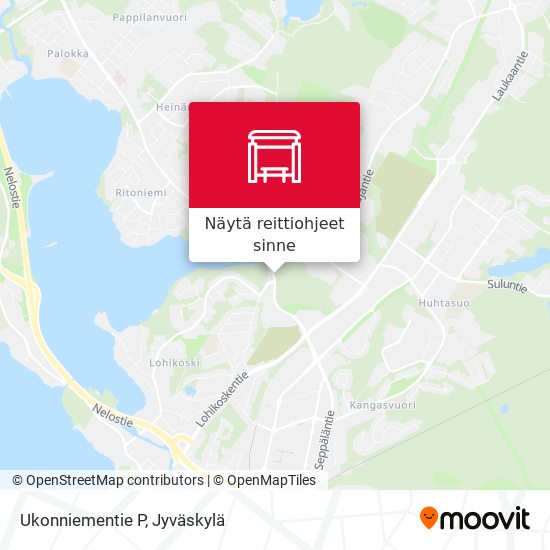 Ukonniementie P kartta