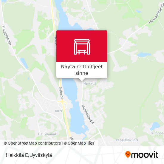 Heikkilä E kartta
