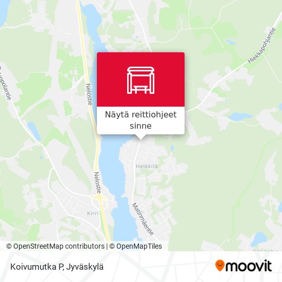 Koivumutka P kartta
