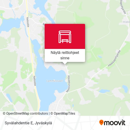 Syvälahdentie E kartta