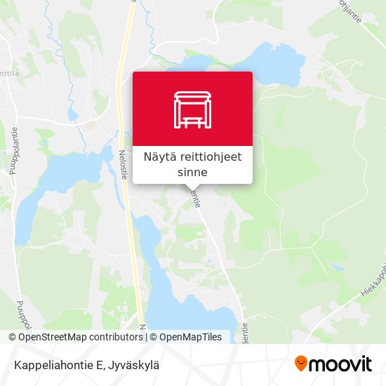 Kappeliahontie E kartta