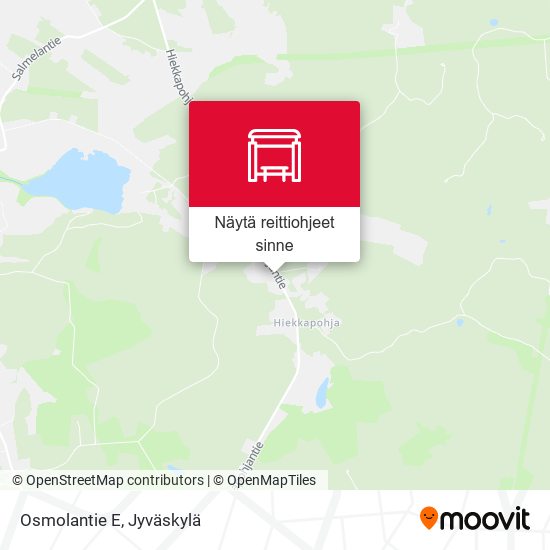 Osmolantie E kartta