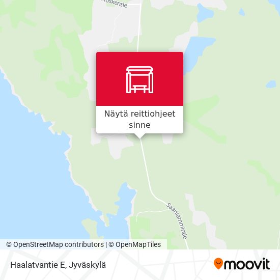 Haalatvantie E kartta