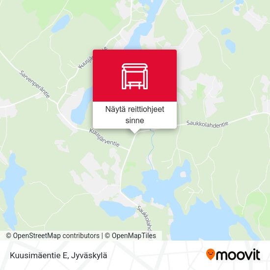 Kuusimäentie E kartta