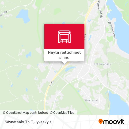 Säynätsalo Th E kartta
