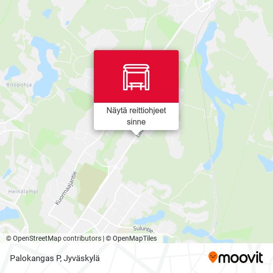 Palokangas P kartta