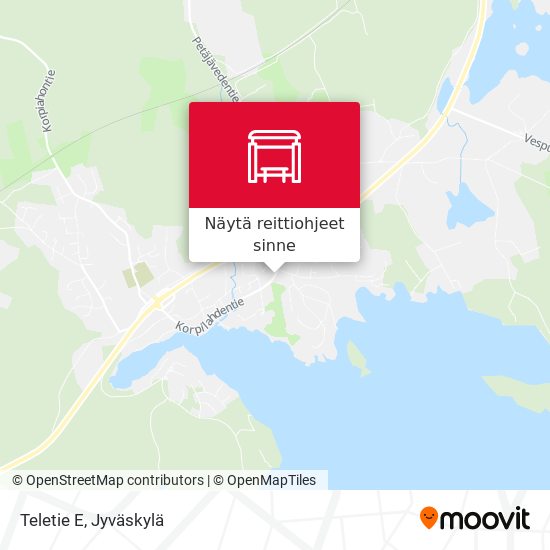 Teletie E kartta