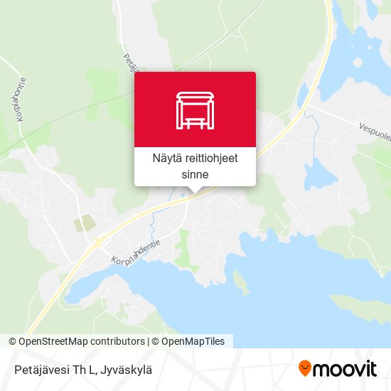 Petäjävesi Th L kartta