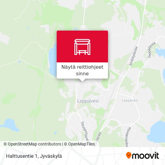 Halttusentie 1 kartta