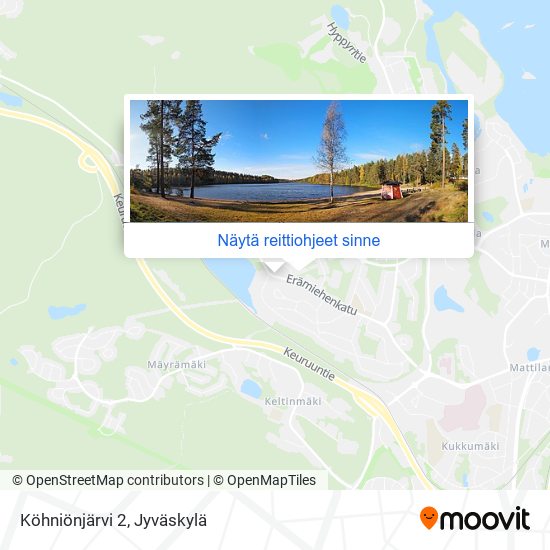 Köhniönjärvi 2 kartta