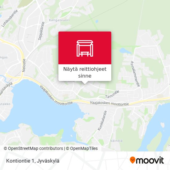 Kontiontie 1 kartta