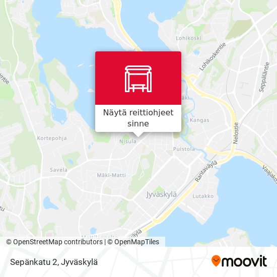 Sepänkatu 2 kartta