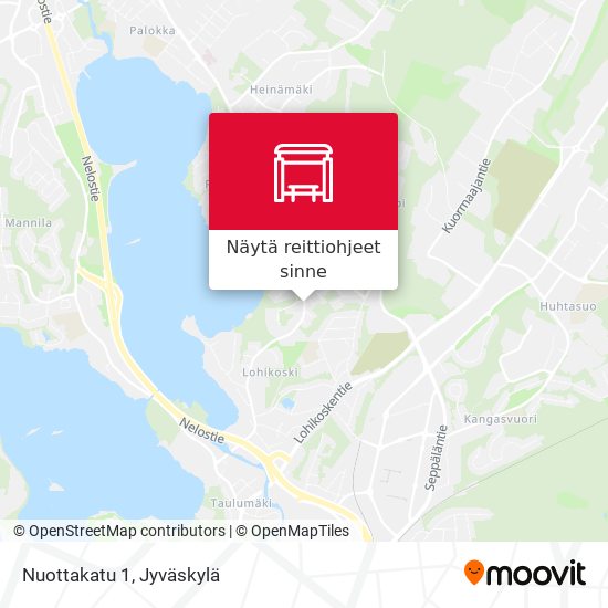 Nuottakatu 1 kartta