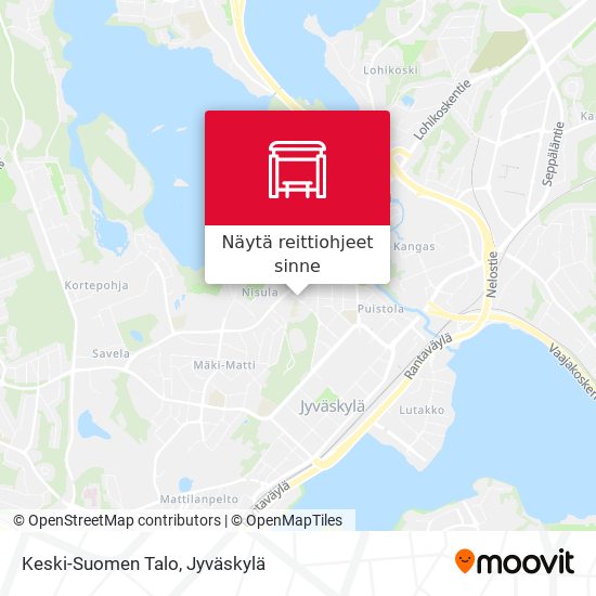 Keski-Suomen Talo kartta