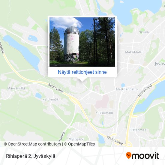 Kuinka päästä kohteeseen Rihlaperä 2 paikassa Jyväskylä kulkuvälineellä  Bussi?