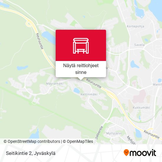 Seitikintie 2 kartta