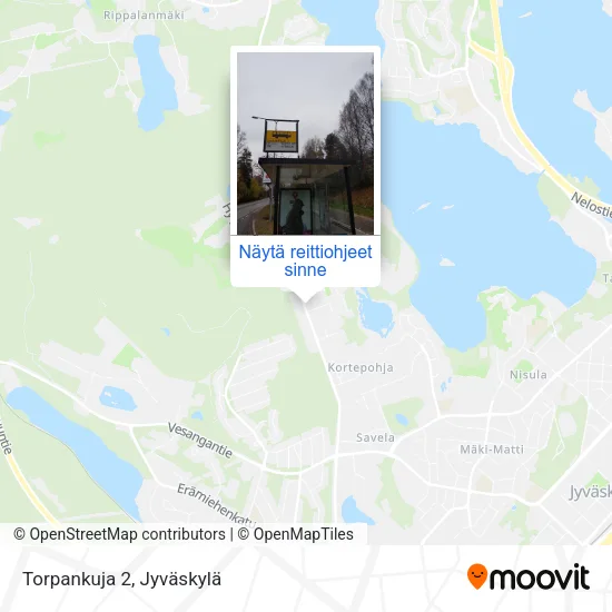 Torpankuja 2 kartta