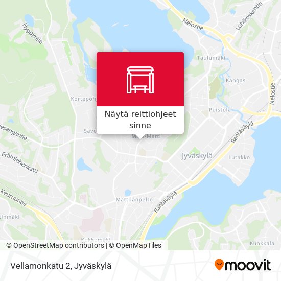 Vellamonkatu 2 kartta