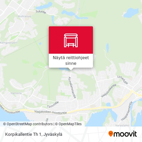 Korpikallentie Th 1 kartta