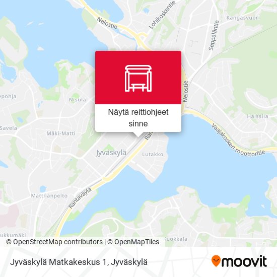 Jyväskylä Matkakeskus 1 kartta