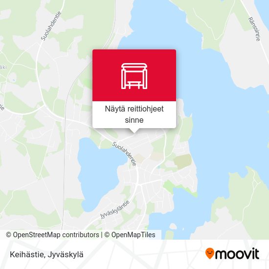 Keihästie kartta
