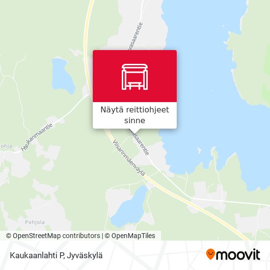 Kaukaanlahti P kartta