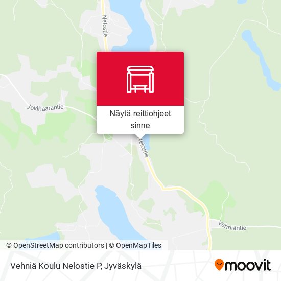 Vehniä Koulu Nelostie P kartta