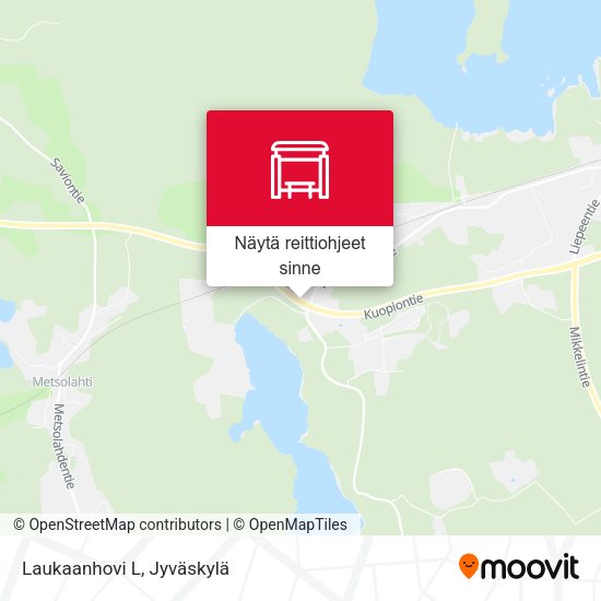 Laukaanhovi L kartta