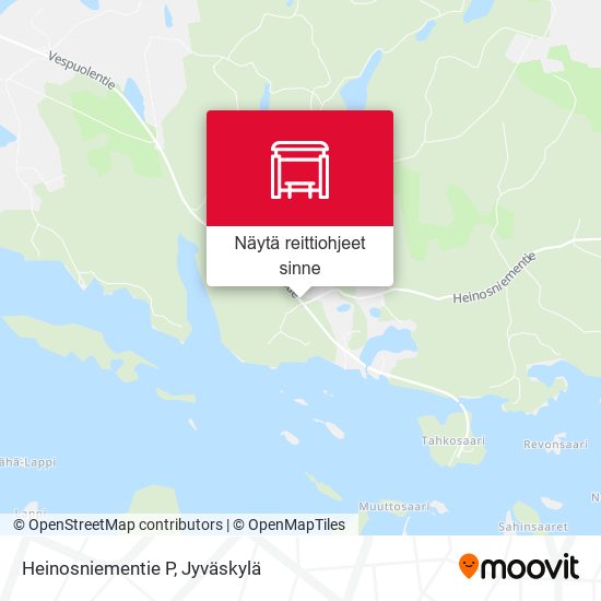 Heinosniementie P kartta